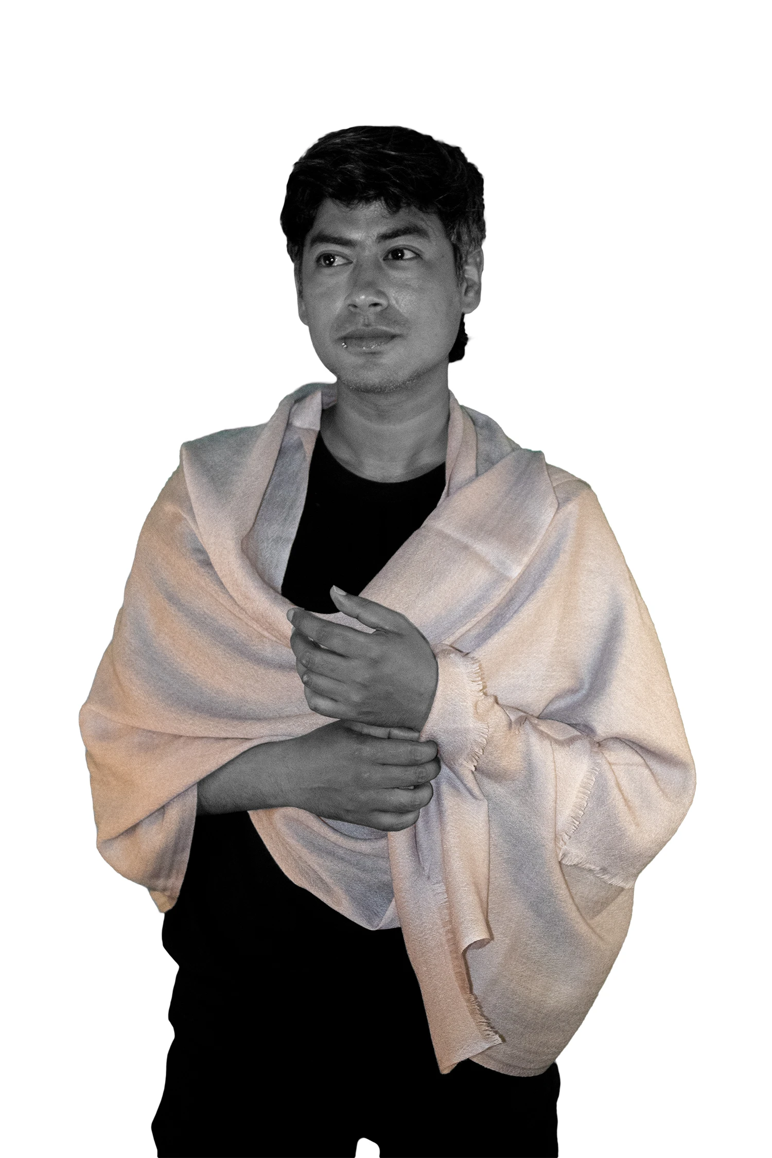 100% Cashmere Feather Light Stole